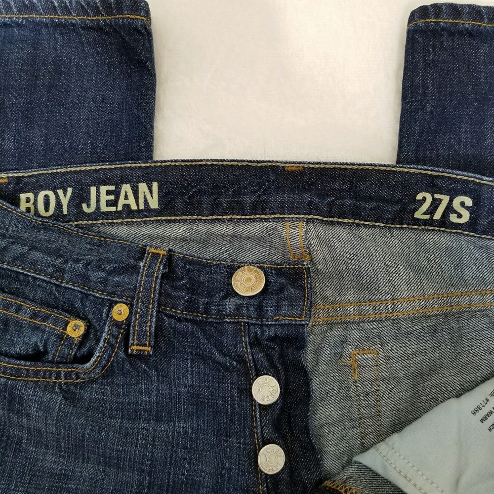J. Crew Boy Jean Mid-Rise Straight Leg Denim - Picture 6 of 8